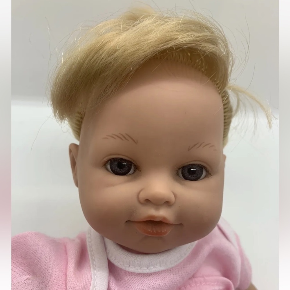 Aria's S-2-F14-40 Hard Face Arms & Legs Soft Stomach Baby Doll Sound Flaw Parts - Picture 6 of 14